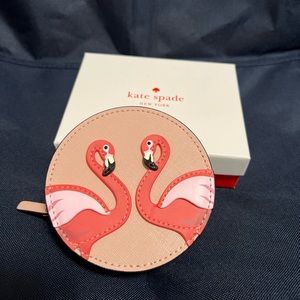 Kate Spade By the Pool Flamingo Coin Purse